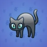 Scared Cat #1146 Scared Cat #1146
