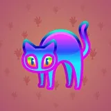 Scared Cat #11460 Scared Cat #11460