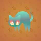 Scared Cat #11566 Scared Cat #11566