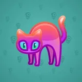 Scared Cat #11692
