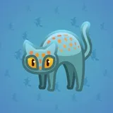Scared Cat #11797 Scared Cat #11797