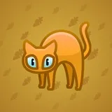 Scared Cat #12162 Scared Cat #12162