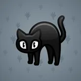 Scared Cat #12168 Scared Cat #12168