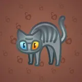 Scared Cat #12364