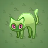 Scared Cat #12390 Scared Cat #12390
