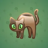 Scared Cat #12396 Scared Cat #12396