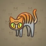 Scared Cat #12445 Scared Cat #12445