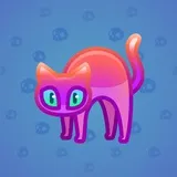 Scared Cat #12518 Scared Cat #12518
