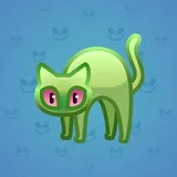 Scared Cat #12542