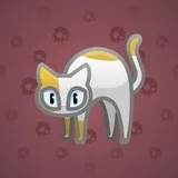 Scared Cat #12549 Scared Cat #12549