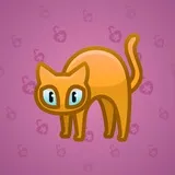 Scared Cat #12619 Scared Cat #12619