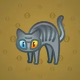 Scared Cat #12677 Scared Cat #12677