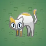 Scared Cat #1268 Scared Cat #1268