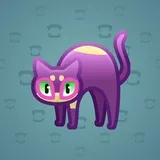 Scared Cat #12770 Scared Cat #12770