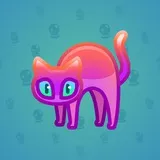 Scared Cat #12871 Scared Cat #12871