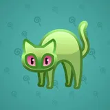 Scared Cat #12893 Scared Cat #12893