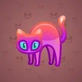 Scared Cat #12992