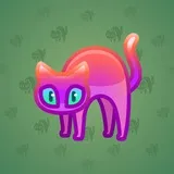 Scared Cat #13055 Scared Cat #13055