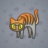 Scared Cat #13080 Scared Cat #13080