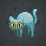 Scared Cat #13150 Scared Cat #13150