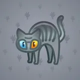 Scared Cat #13185 Scared Cat #13185