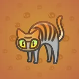 Scared Cat #13223 Scared Cat #13223