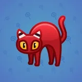 Scared Cat #13266 Scared Cat #13266