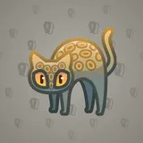 Scared Cat #13309 Scared Cat #13309