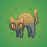 Scared Cat #13321