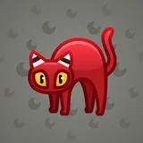 Scared Cat #13352 Scared Cat #13352