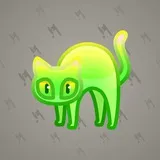 Scared Cat #13378 Scared Cat #13378