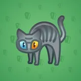 Scared Cat #1340 Scared Cat #1340