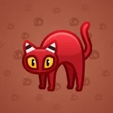 Scared Cat #13461 Scared Cat #13461