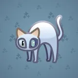 Scared Cat #1356 Scared Cat #1356