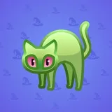 Scared Cat #13610 Scared Cat #13610