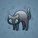 Scared Cat #13655 Scared Cat #13655