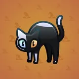 Scared Cat #13698 Scared Cat #13698