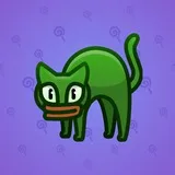 Scared Cat #13741