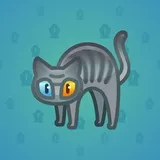 Scared Cat #13761 Scared Cat #13761