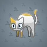 Scared Cat #13819