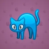 Scared Cat #1382 Scared Cat #1382