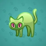Scared Cat #13856 Scared Cat #13856