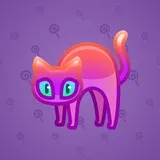 Scared Cat #1388 Scared Cat #1388