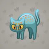 Scared Cat #13991
