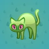 Scared Cat #13995 Scared Cat #13995
