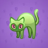 Scared Cat #14097 Scared Cat #14097