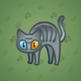 Scared Cat #14115 Scared Cat #14115