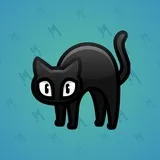 Scared Cat #14222 Scared Cat #14222