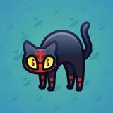 Scared Cat #1437 Scared Cat #1437