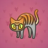 Scared Cat #14391 Scared Cat #14391